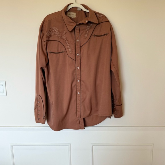Scully Tan Country Shirt (Alan Jackson’s preferred shirt) - Picture 1 of 5